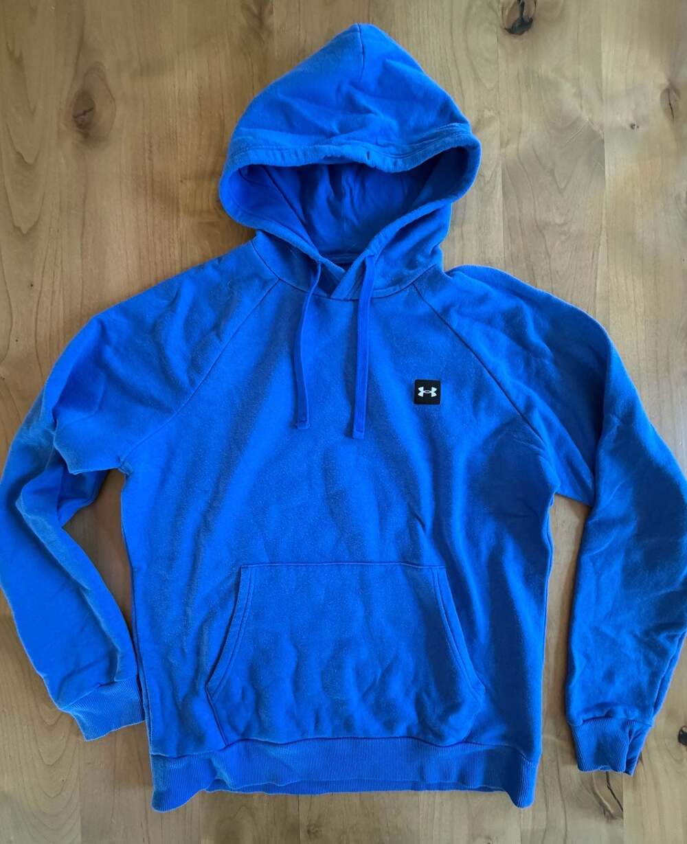 Under Armour Men's Blue Rival Fleece Pullover Hoodie Size Medium